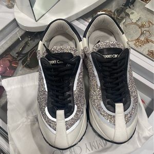 Jimmy Choo Raine glitters sneakers
